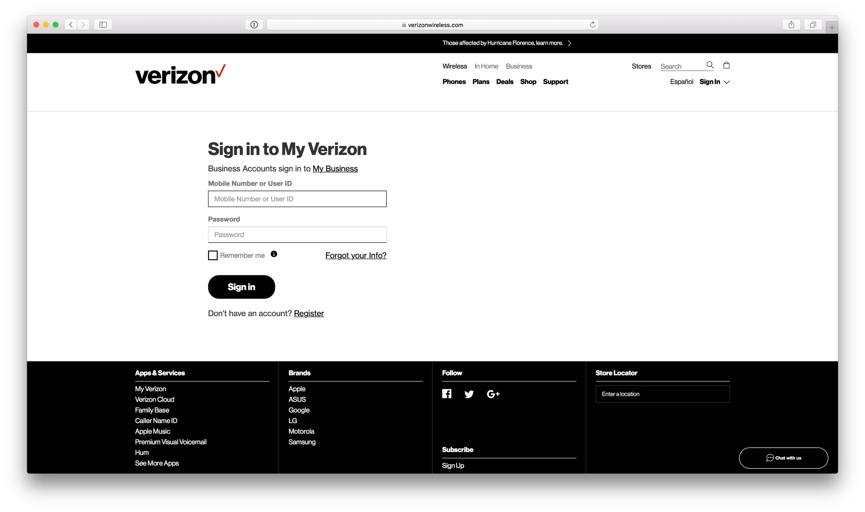 my business portal verizon